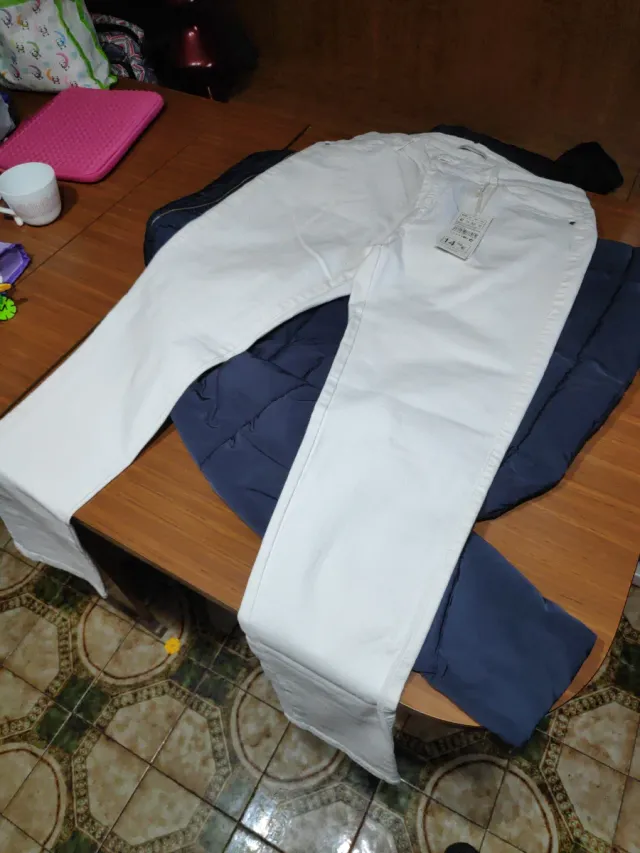 Pantalón blanco mujer Talla XL