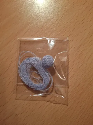 Camiseta Mango Linen azul de punto