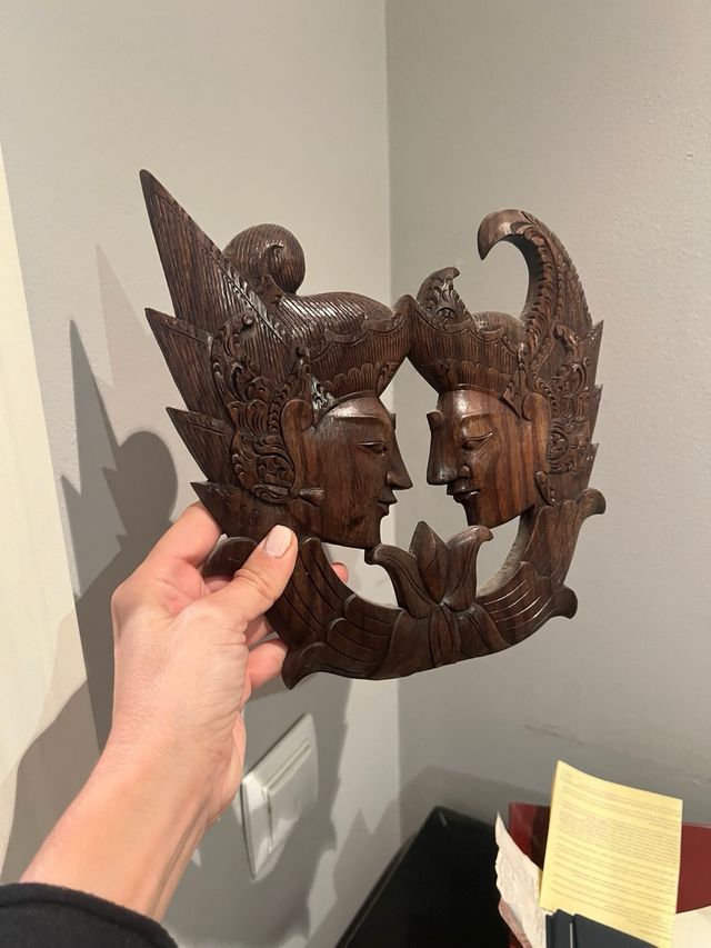 Figura Decorativa Tailandesa Madera