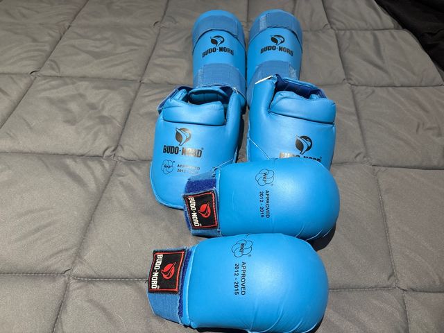 Protecciones Karate Niños Azul