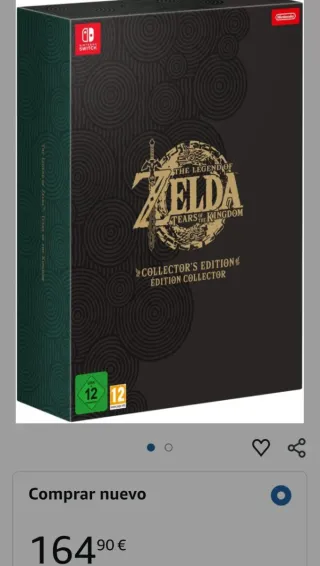 Zelda Tears of the Kingdom Colección Precintada