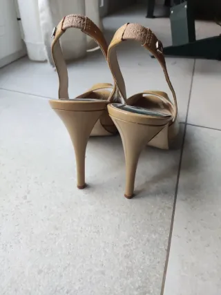 Tacones Michael Kors Talla 38 Beige