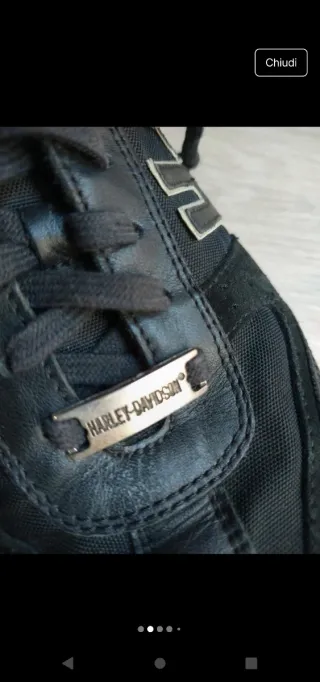 Scarpe Harley Davidson nere