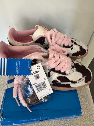 Adidas Samba Marroni Bianche