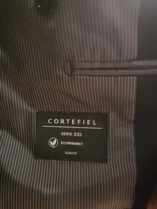 Traje Cortefiel Negro Completo