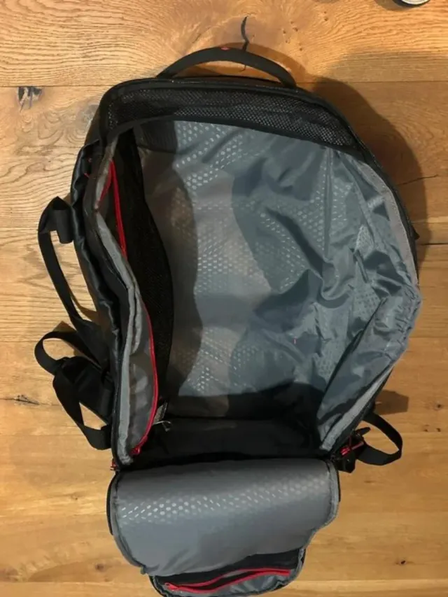 Mochila de viaje Samsonite negra