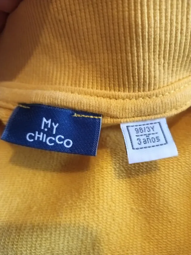 Casaco Chicco Criança 3 Anos Amarelo