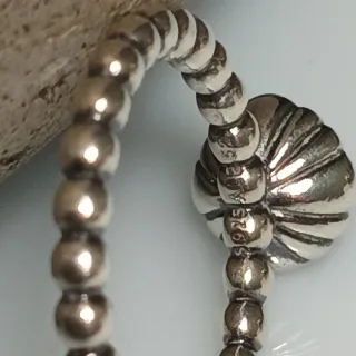 Anillo Pandora Plata 925 Piedra Verde T52