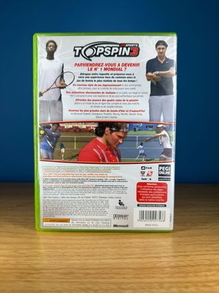 Top Spin 3 Xbox 360 Gioco Sportivo