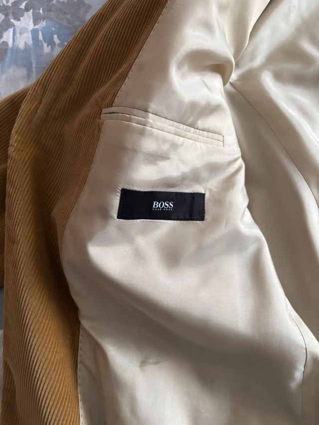 Americana Hugo Boss Pana Marrón