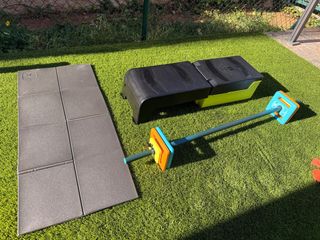Pack Gimnasio: Step, Barra y Esterilla