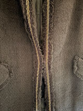 Chaqueta Zara Tweed Negra