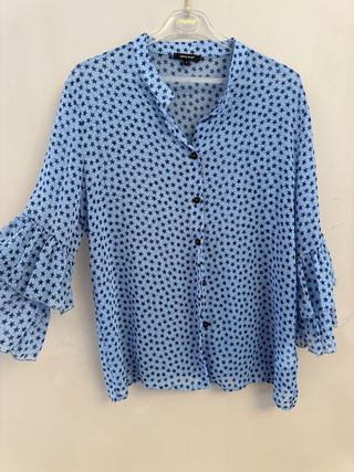 Camisa Denny Rose estrellas azul Talla L