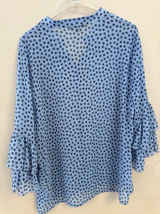 Camisa Denny Rose estrellas azul Talla L