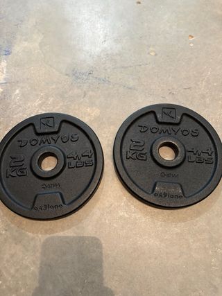 2 Pesas Domyos 2kg y 2 Pesas Domyos 1kg