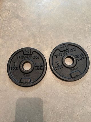 2 Pesas Domyos 2kg y 2 Pesas Domyos 1kg