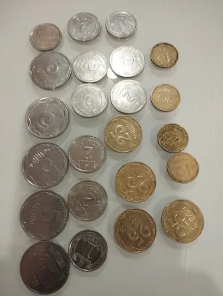 Lotto di monete miste ucraina