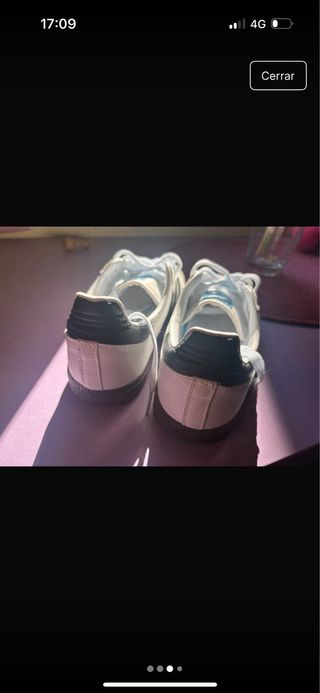 Zapatillas Adidas Samba Beige/Blanco