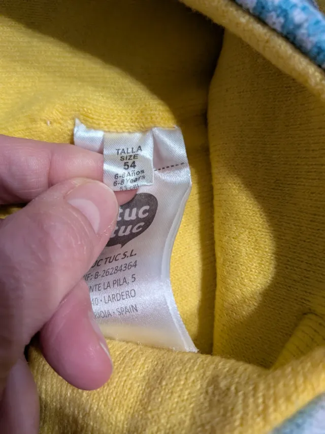 Gorro y cuello niña Tuctuc