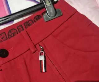 Pantaloni donna rossi