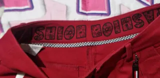 Pantaloni donna rossi