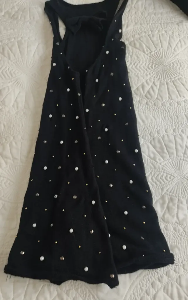 Top fiesta Blanco con pedrería Talla M