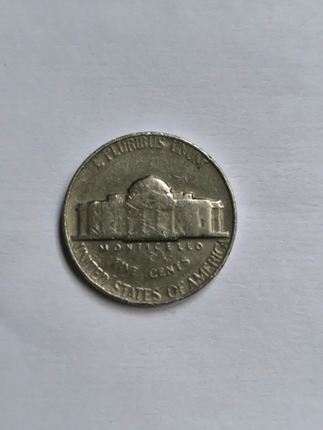 Moneda 5 centavos USA 1964
