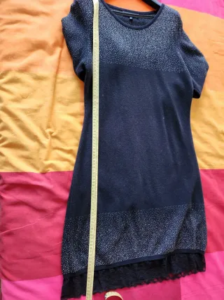 Abito in maglia con punti luce