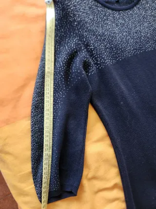 Abito in maglia con punti luce