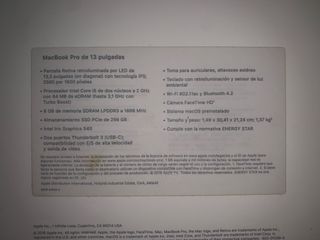 MacBook Pro 13” (2016) i5 - 256Gb