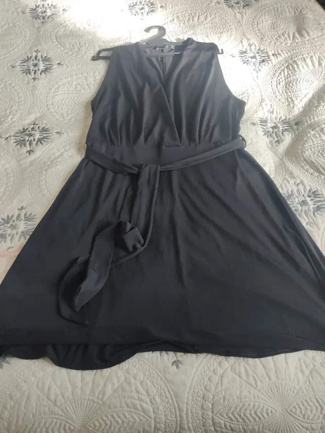 Vestido Mango Negro Verano