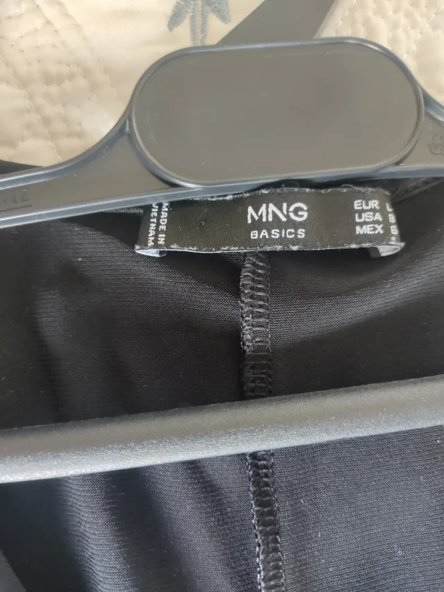 Vestido Mango Negro Verano