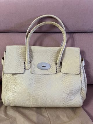 Bolso Balmain Piel Beige