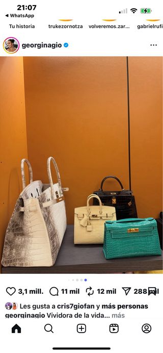 Bolso Balmain Piel Beige