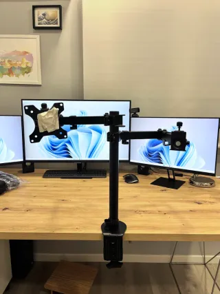 Brazo Soporte Doble Pantallas