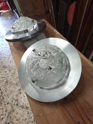 Coppia Aplique Pompeo Angelo Brotto Anni 70