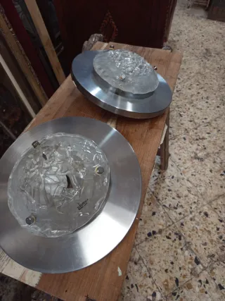 Coppia Aplique Pompeo Angelo Brotto Anni 70