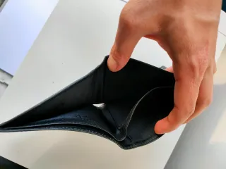 Portafogli Calvin Klein Vera Pelle Nero