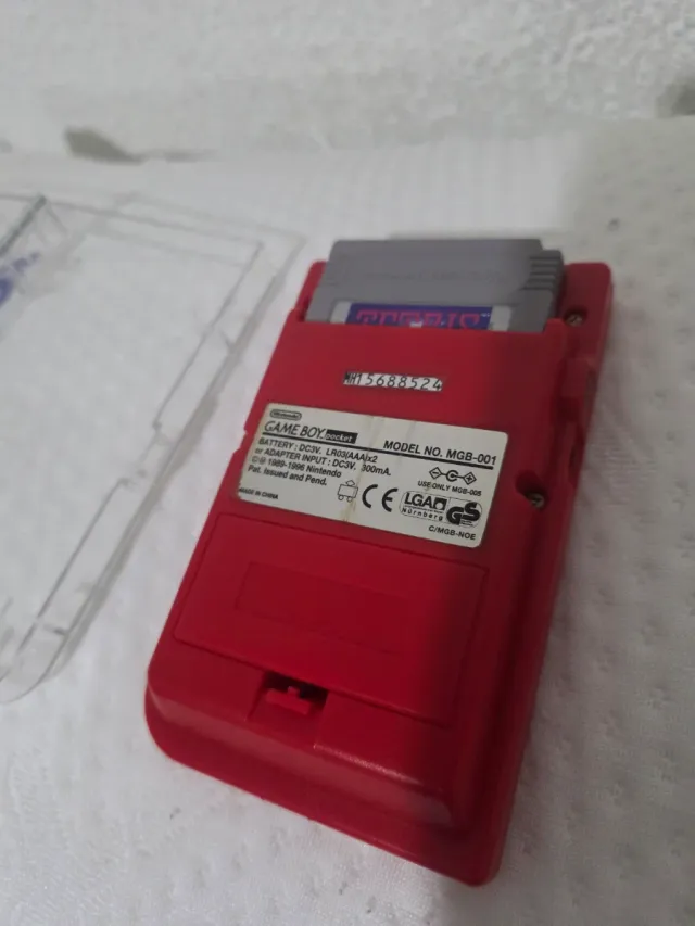 Nintendo Game Boy Pocket Roja + Caja + Tetris