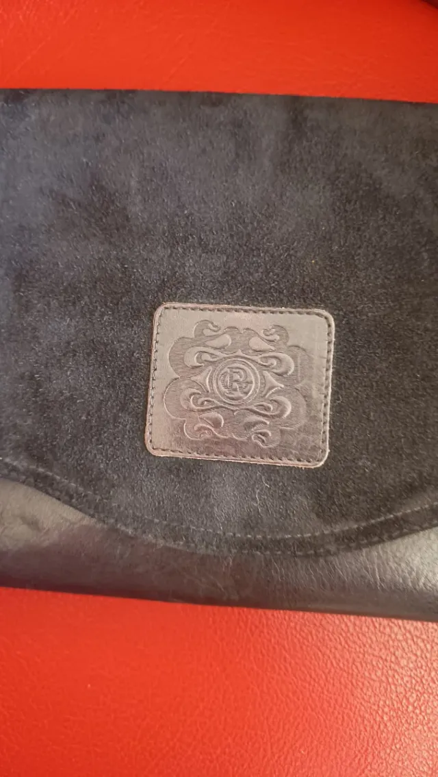 Bolso Piel y Ante Negro