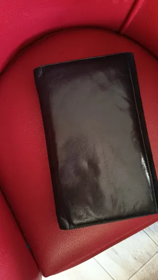 Bolso Piel y Ante Negro