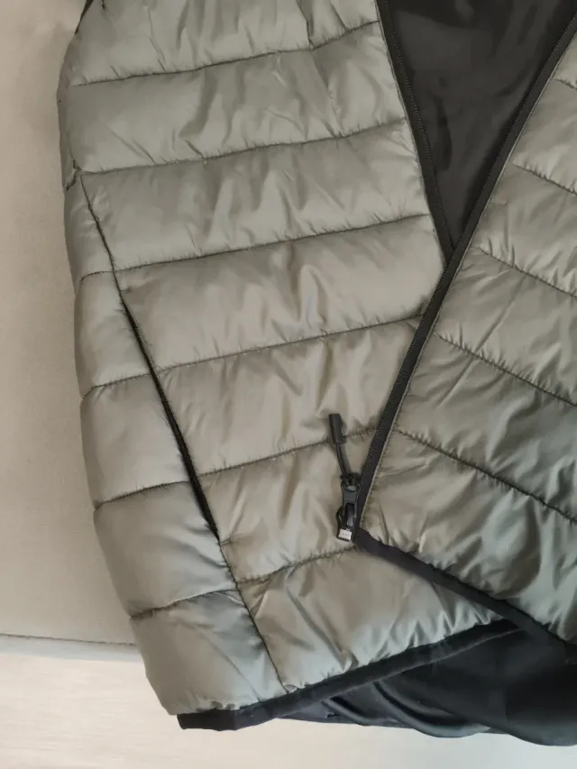 Chaleco acolchado verde chico