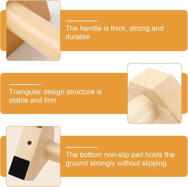 Barras para flexiones de madera