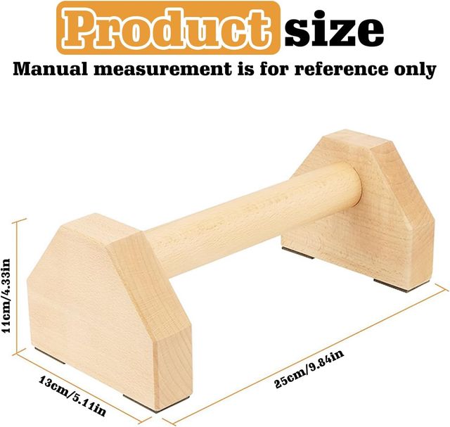 Barras para flexiones de madera