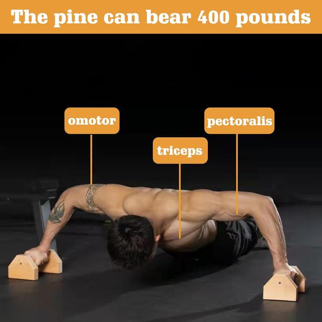 Barras para flexiones de madera