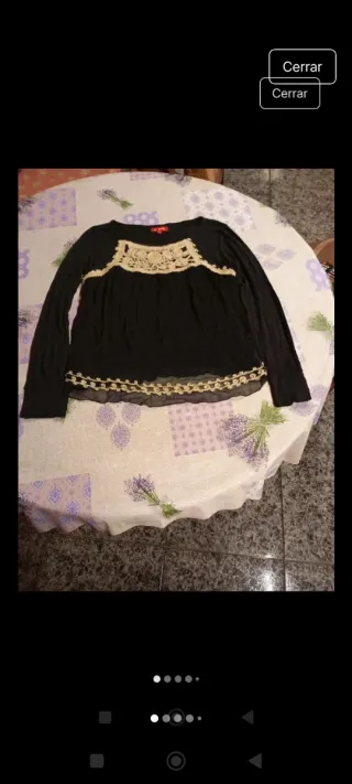 Jersey negro talla L