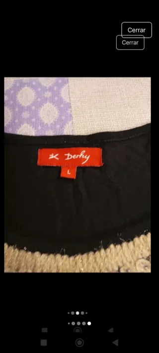 Jersey negro talla L