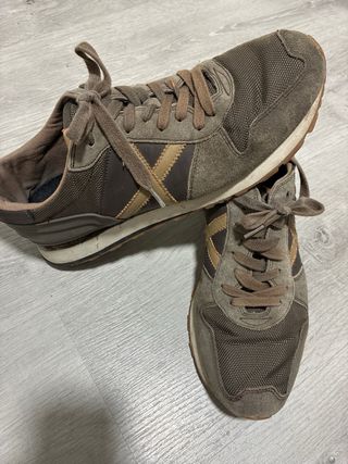 Zapatillas Munich Talla 44 Marrones y verdes