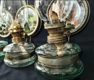 Lámparas de aceite/queroseno antiguas (2)