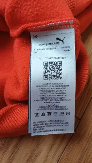 Felpa PUMA con cappuccio Ragazzo 11-12 anni